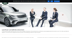 Desktop Screenshot of landrover-live.de