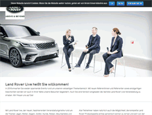 Tablet Screenshot of landrover-live.de